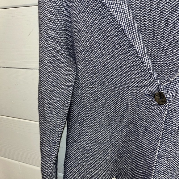 💙 COCOGIO – Knit Blazer Jacket with Silver Thread (L/G - Picture 5 of 8